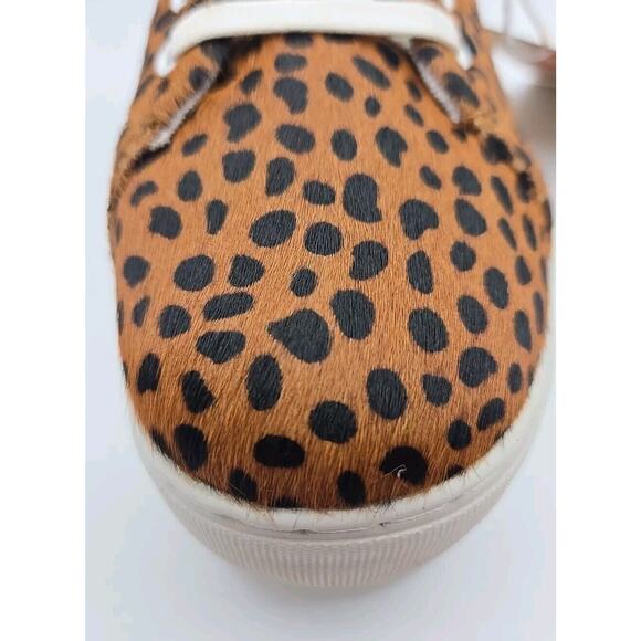 Official Program Womens Leopard Platform Low Sneakers Brown Size 10.5 M NEW - Picture 4 of 7